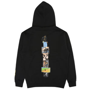 Sad Madness Zip Up Hoodie - Black