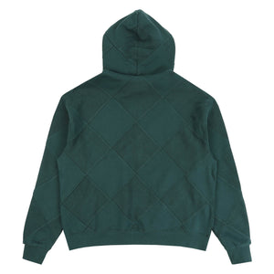 Diamond Terry Hooded Sweatshirt - Forest