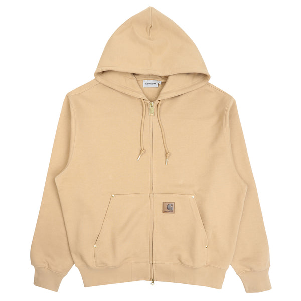 Hooded Eldon Sweat Jacket - Dusty H Brown