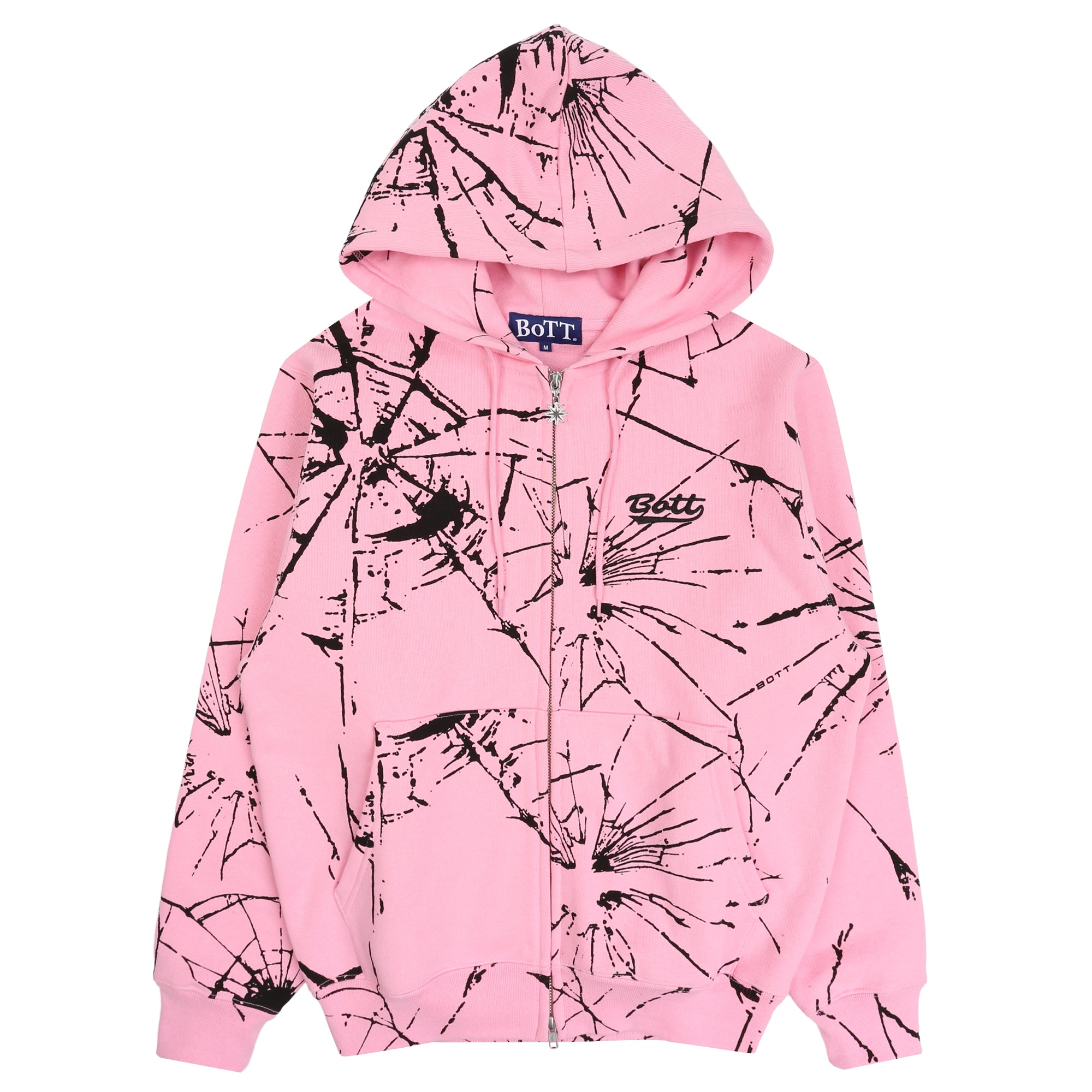 Shattered Zip Hoodie - Pink – Supply Store