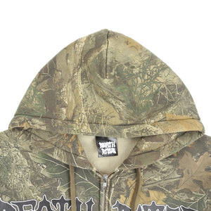 Script Zip Hooded Sweater - Tree Camo