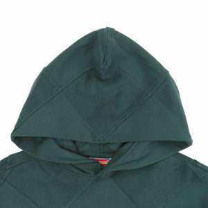 Diamond Terry Hooded Sweatshirt - Forest