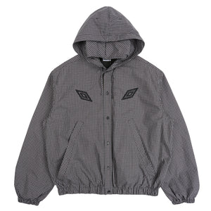 Gingham Masked Shirt - Coffee Bean