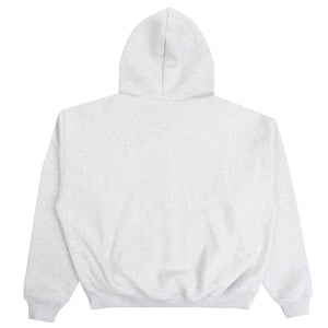 Unisex Zip Hood - Grey Marl
