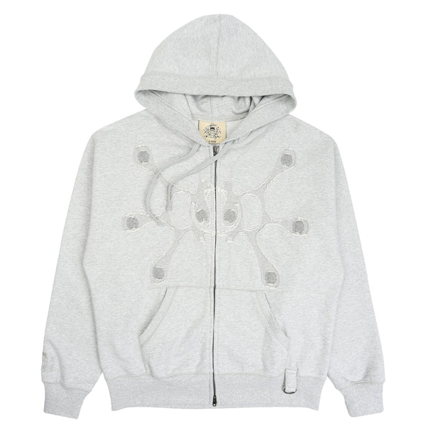 Angel99 Zip Up Hoodie - Grey – Supply Store