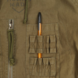 Hooded Blouson - Olive Drab