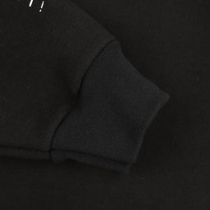 SUPPLY Big Web Hooded Sweatshirt - Black