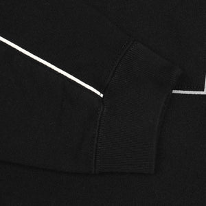 Solid Loose Hoody - Black