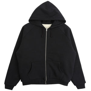Reversible Zip Hoodie - Black/Stone