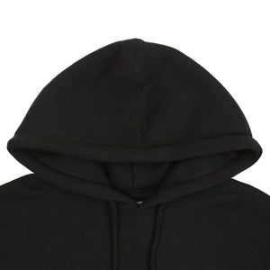 Spike Repeat Embroidered Hoodie - Black