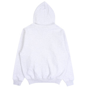 B Logo Zip Hoodie - Ash