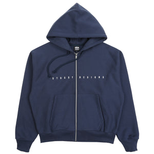 S Box Zip Hood - Navy