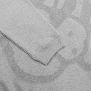 Reflective Finesse Pup Hoodie  - Heather Grey