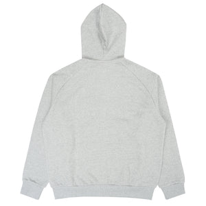Hooded Square Label Jacket - Grey Heather
