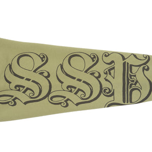 Motif Print Hood - Moss