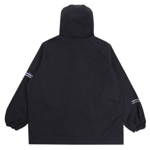 Mole Hooded LS Shirt - Black