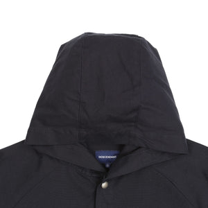 Mole Hooded LS Shirt - Black