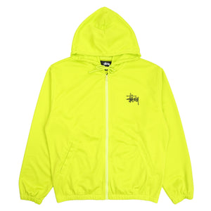 Athletic Mesh Zip Hood -  Safety Green