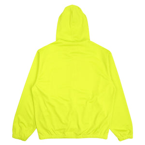 Athletic Mesh Zip Hood -  Safety Green