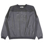 Mesh Track Crewneck - Grey
