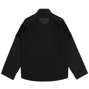 Tapered Half Zip - Black