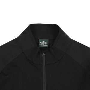 Tapered Half Zip - Black