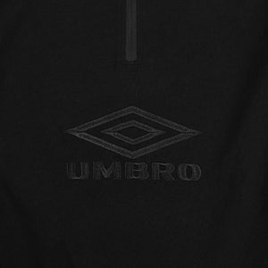 Tapered Half Zip - Black