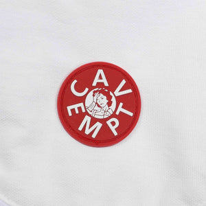 Mesh Track Crewneck - White