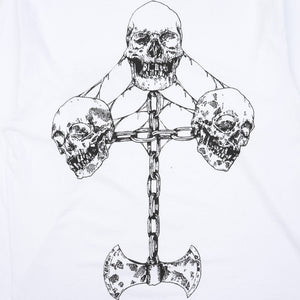Axe Grinder LS T-Shirt - White