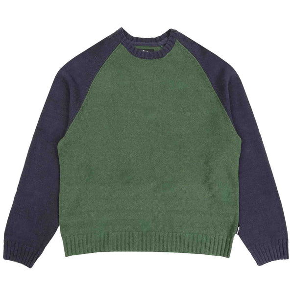 COLORBLOCKED RAGLAN CREW