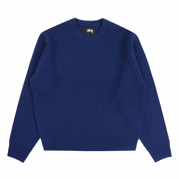 WAFFLE CASHMERE SWEATER