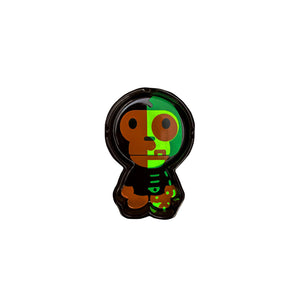 Baby Milo Skull Glow In The Dark Tray - Brown