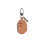 Ape Head Leath Keychain - Brn