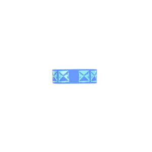 Stud Rubber Bracelet - Blue