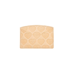 Leather Card Case - Beige