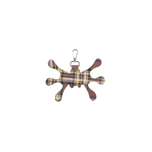 Angel99 Patent Leather Keychain - Plaid
