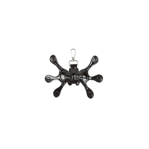 Angel99 Patent Leather Keychain - Black