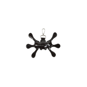 Angel99 Patent Leather Keychain - Black