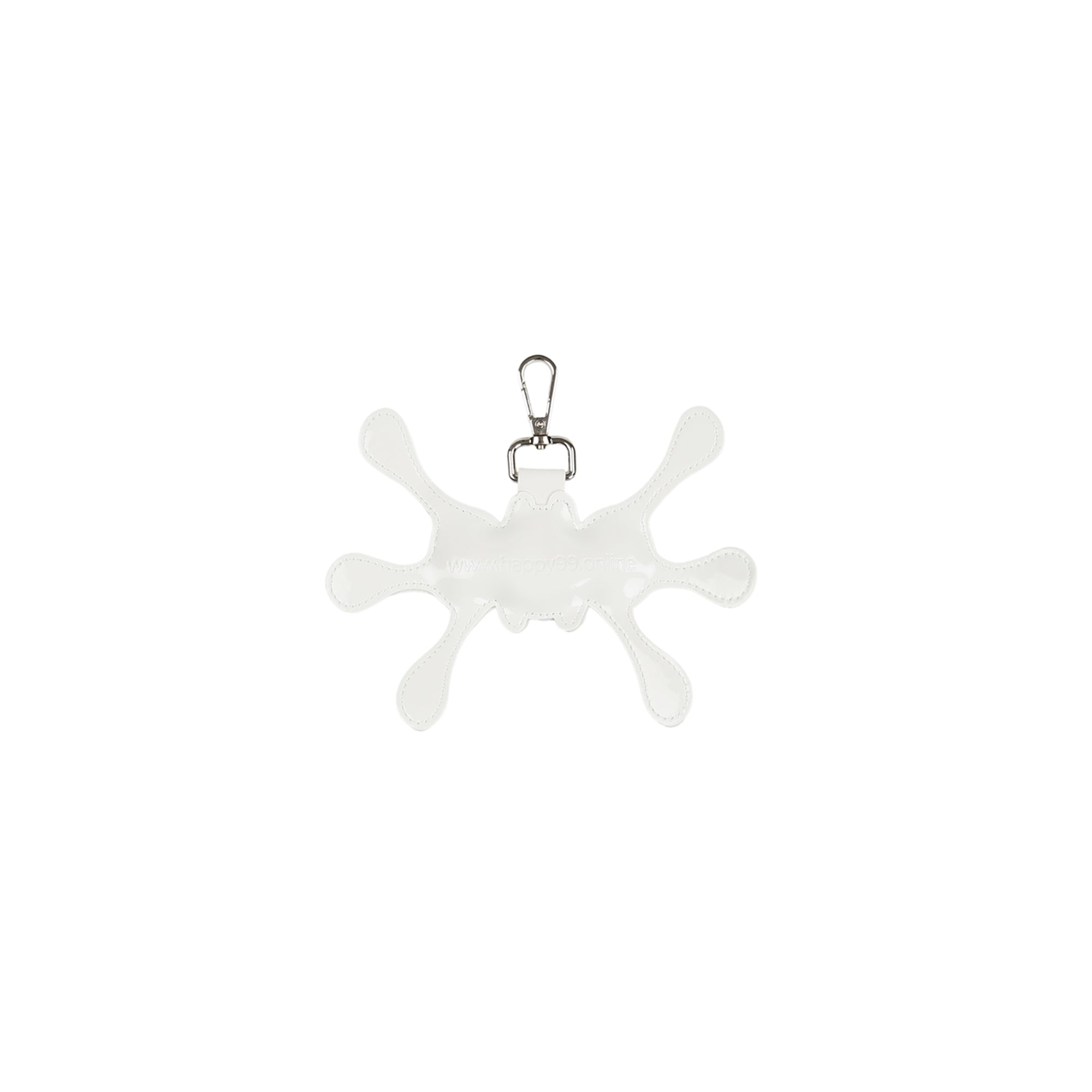 Angel99 Patent Leather Keychain - White/Blue – Supply Store