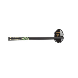 Ape Head Chopsticks&Chopsticks Rest - Black
