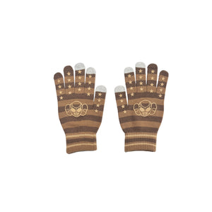 Ultrahappy Star Gloves - Brown