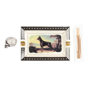 Square Incense Tray - Black