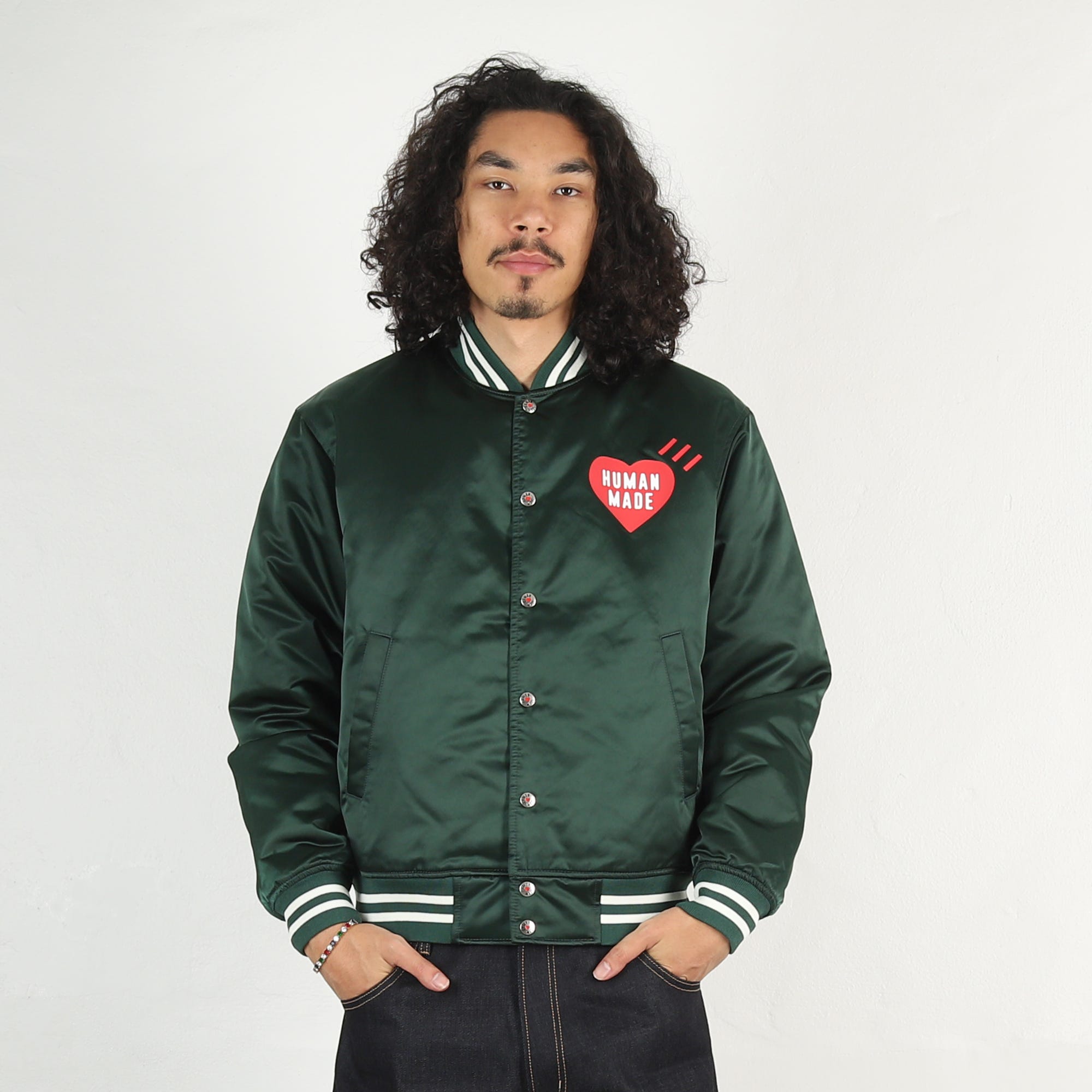 Nylon Stadium Jacket - Green – Supply Store