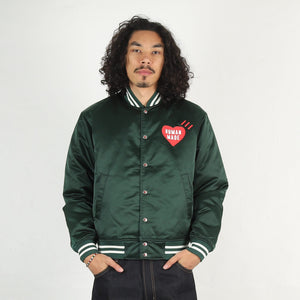 Nylon Stadium Jacket - Green