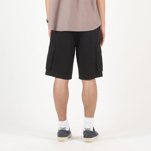 Cotton Cargo Shorts - Black