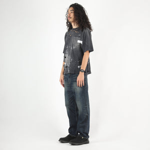 Washed Denim DP Basic Pants - Indigo