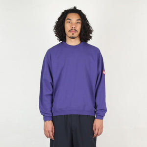 Solid Loose Crewneck - Purple