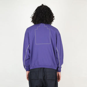 Solid Loose Crewneck - Purple