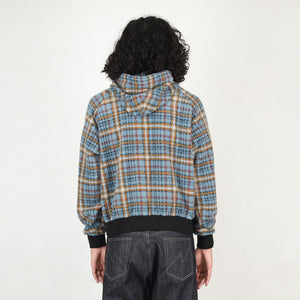 Fleece Zip Hoodie - Slate Blue