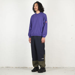 Solid Loose Crewneck - Purple
